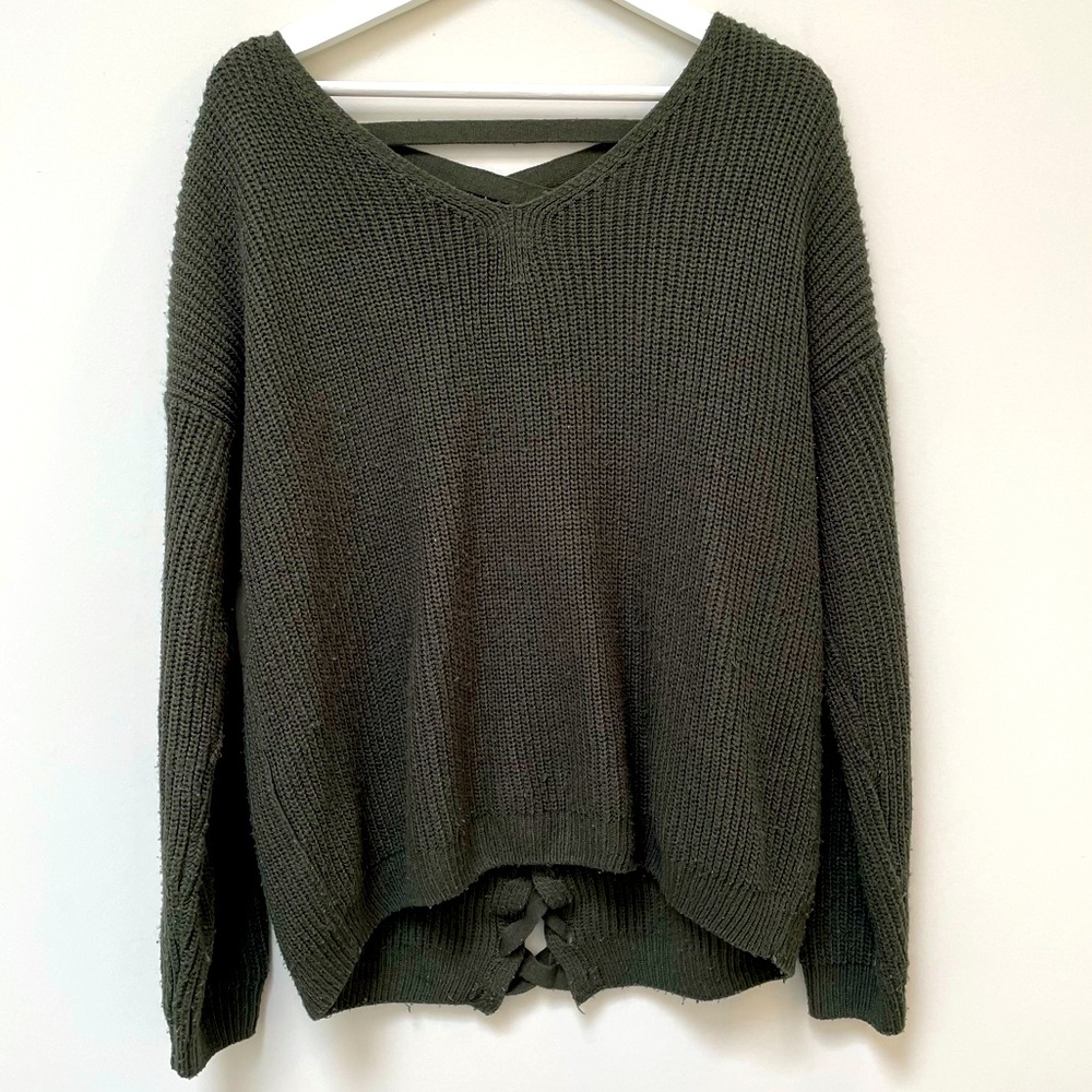MISS SELFRIDGE - Knit sweater with braided back